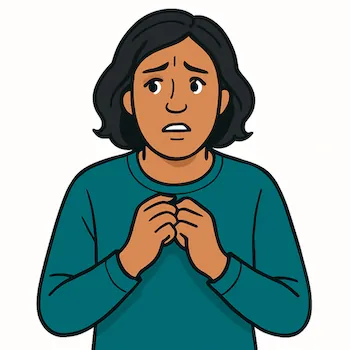 Anxiety — illustrated style