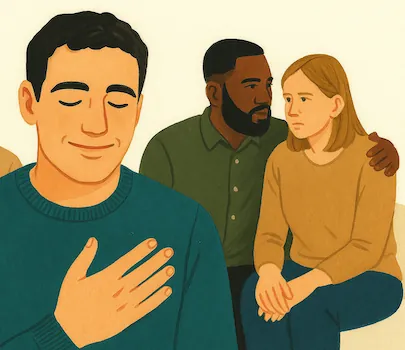 Mental health — illustrated style
