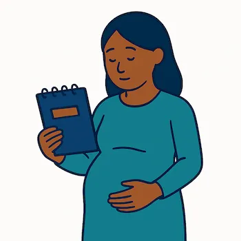 Pregnancies — illustrated style